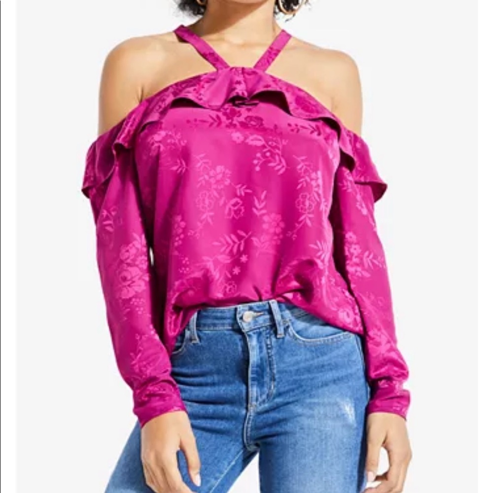 Guess off the shoulders top.